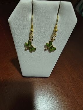 Dragonfly Drop Earrings